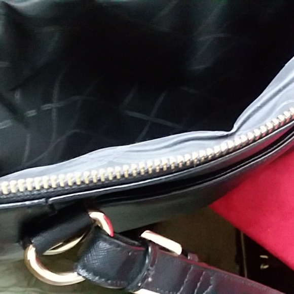 🎆Sale Michael Kors Black Large Leather Shoulder Bag ❤Very Good Condition - Picture 10 of 13